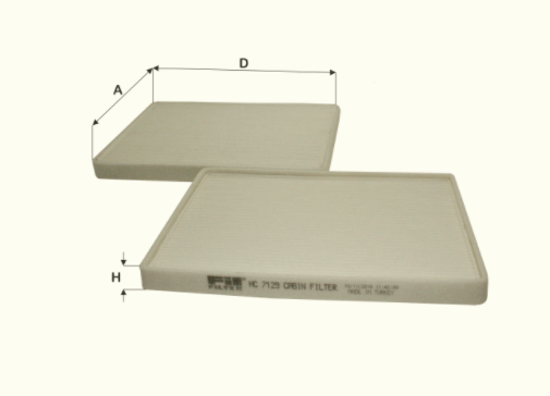 HC7129 cabin air filter element