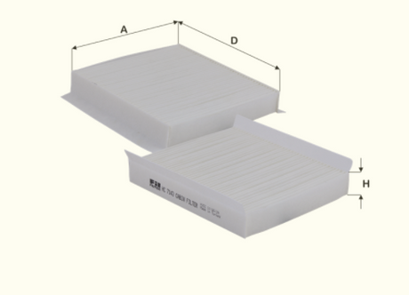 HC7143 cabin air filter element