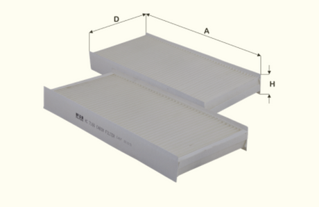 HC7166 cabin air filter element