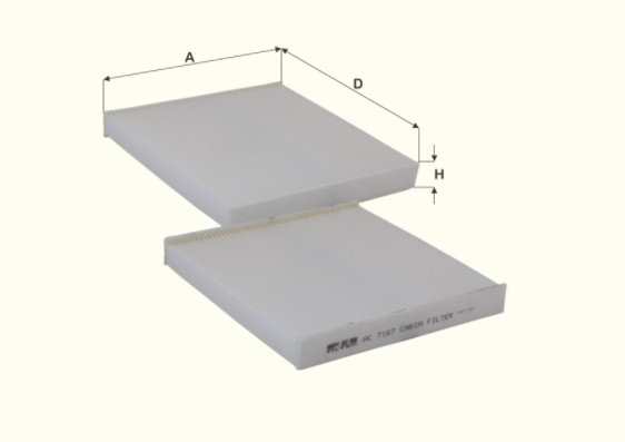 HC7167 cabin air filter element