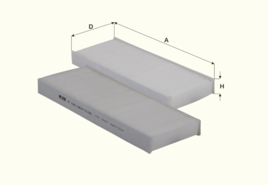 HC7183 cabin air filter element