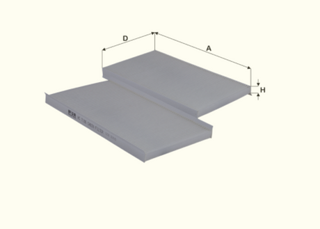 HC7196 cabin air filter element
