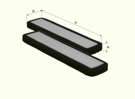HC7199 cabin air filter element