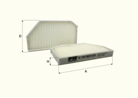 HC7209 cabin air filter element