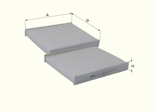 HC7216 cabin air filter element