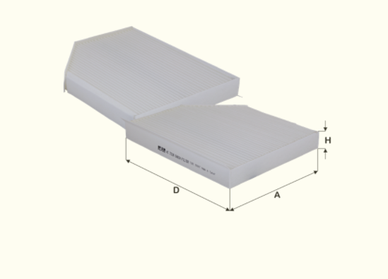 HC7218 cabin air filter element