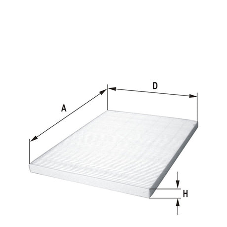 HC7219 cabin air filter element