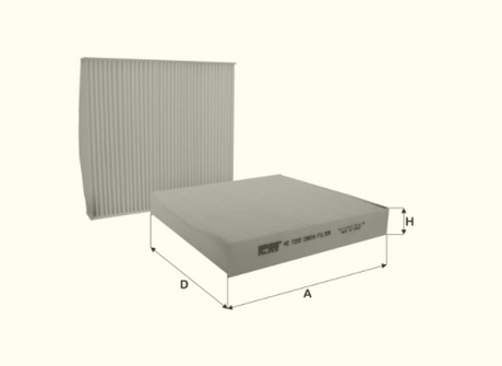 HC7232 cabin air filter element