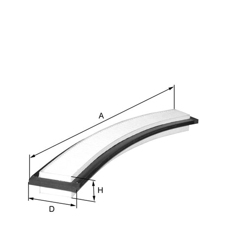 HC7235 cabin air filter element