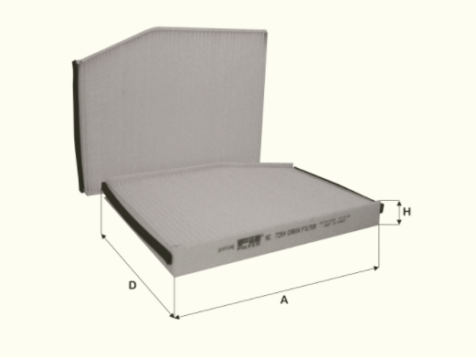 HC7254 cabin air filter element