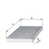 HC7288 cabin air filter element
