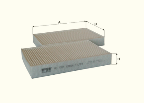 HC7321 cabin air filter element