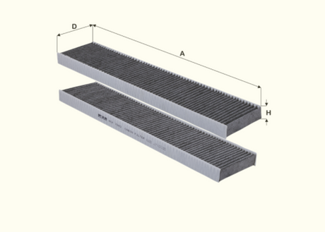 HCK7043 cabin air filter element