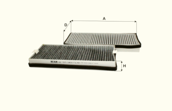 HCK7073 cabin air filter element