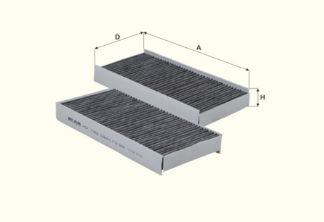 HCK7165 cabin air filter element