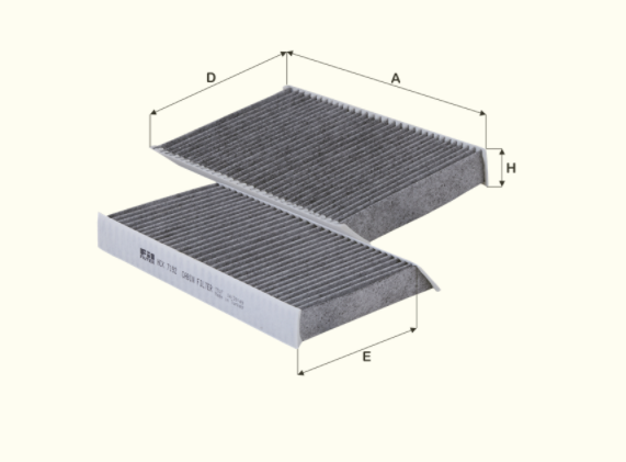 HCK7192 cabin air filter element