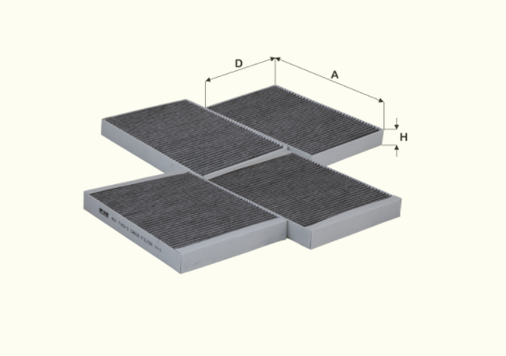 HCK7193-2 cabin air filter element