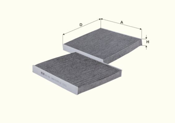 HCK7220 cabin air filter element