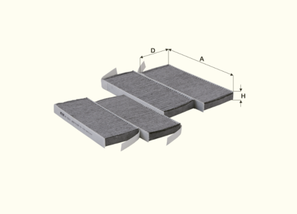 HCK7223-2 cabin air filter element
