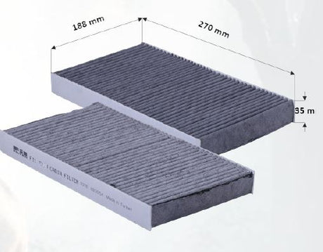 HCK7395 cabin air filter (activated carbon)