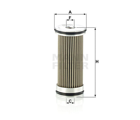HD 266 x hydraulic filter element