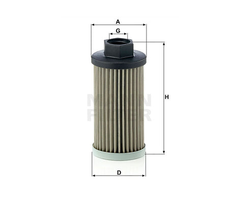 HD 504 oil filter (hydraulic / element)
