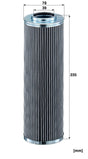 HD 8012 hydraulic filter element