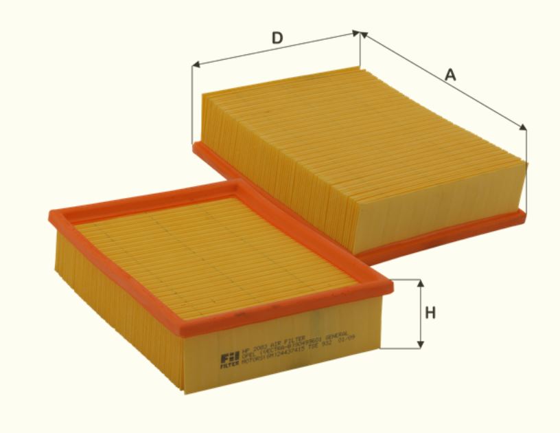 HP2083 air filter element