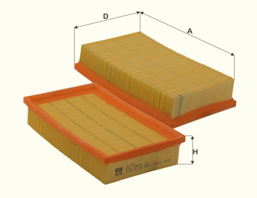 HP2091 air filter element
