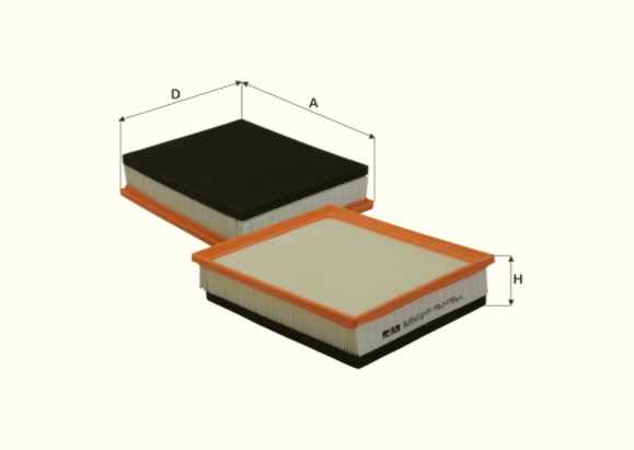 HP2182 air filter element
