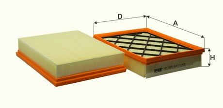 HP2372 air filter element