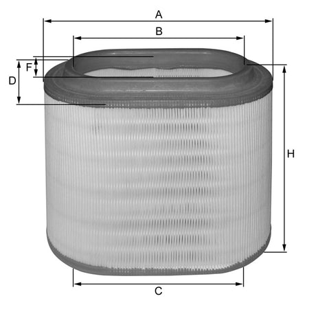 HP2561 air filter element