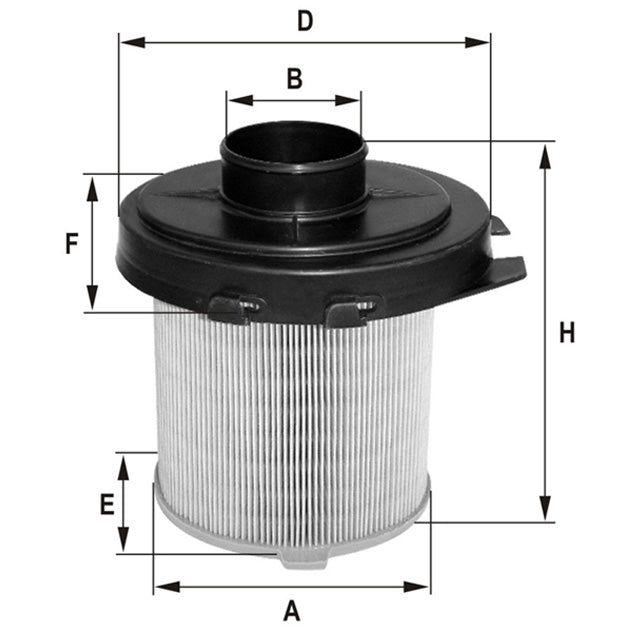 HP2569 air filter element