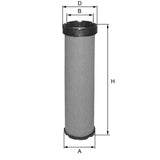 HP2672 air filter element (secondary)