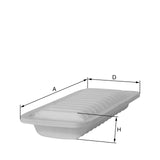 HP5069 air filter element