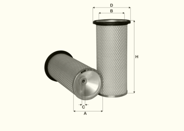 HP640 air filter element