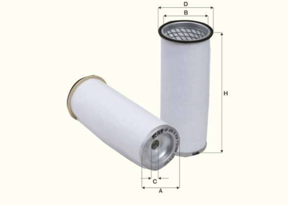 HP656B air filter element (secondary)