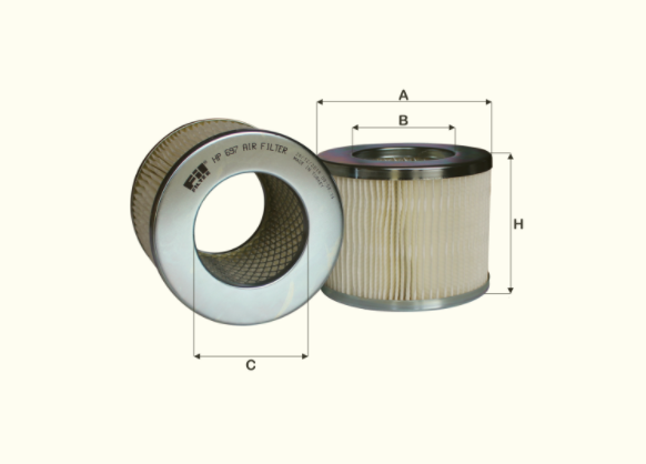 HP697 air filter element