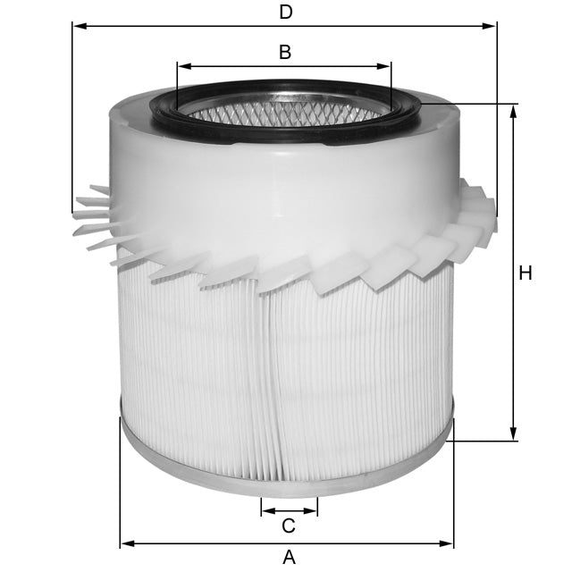 HP712K air filter element