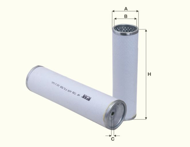 HP728 air filter element (secondary)