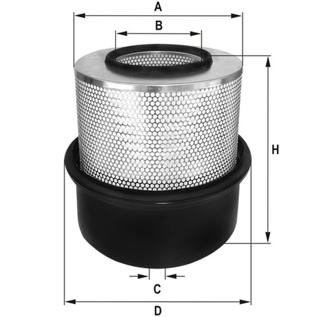 HP760 air filter element