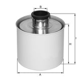 HP763 air filter (ventilation / breather)