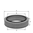 HP794 air filter element