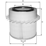 HP986K air filter element