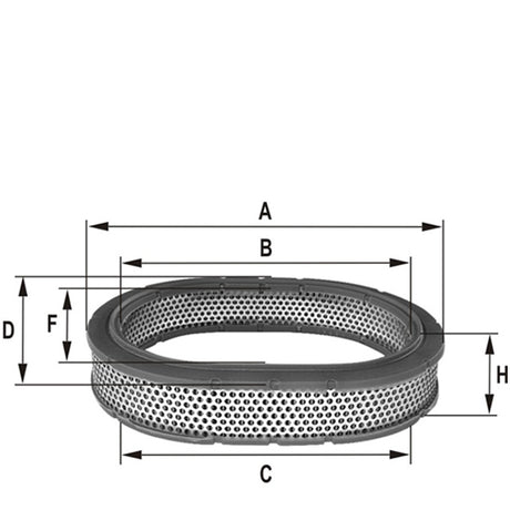 HPU415 air filter element