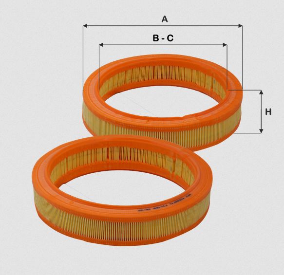 HPU4368A air filter element