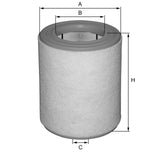 HPU4440 air filter element