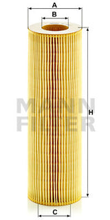 HU 1077/2 x oil filter (element)