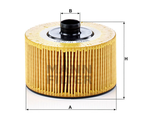 HU 10 002 z oil filter element