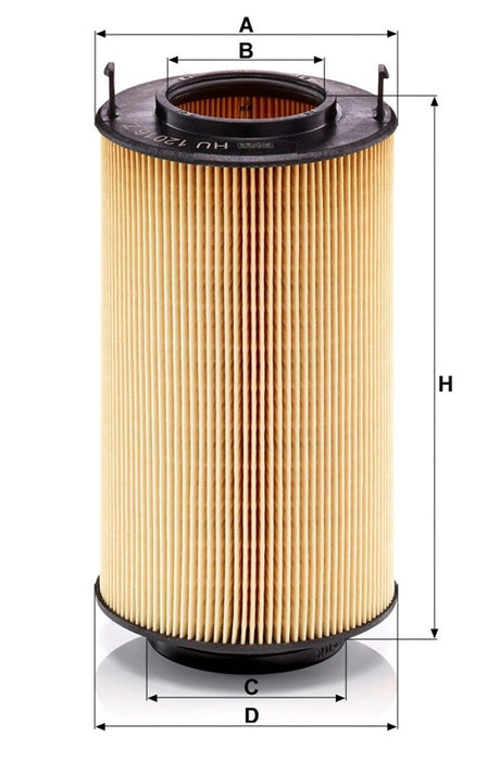 HU 12 016/1 z oil filter element